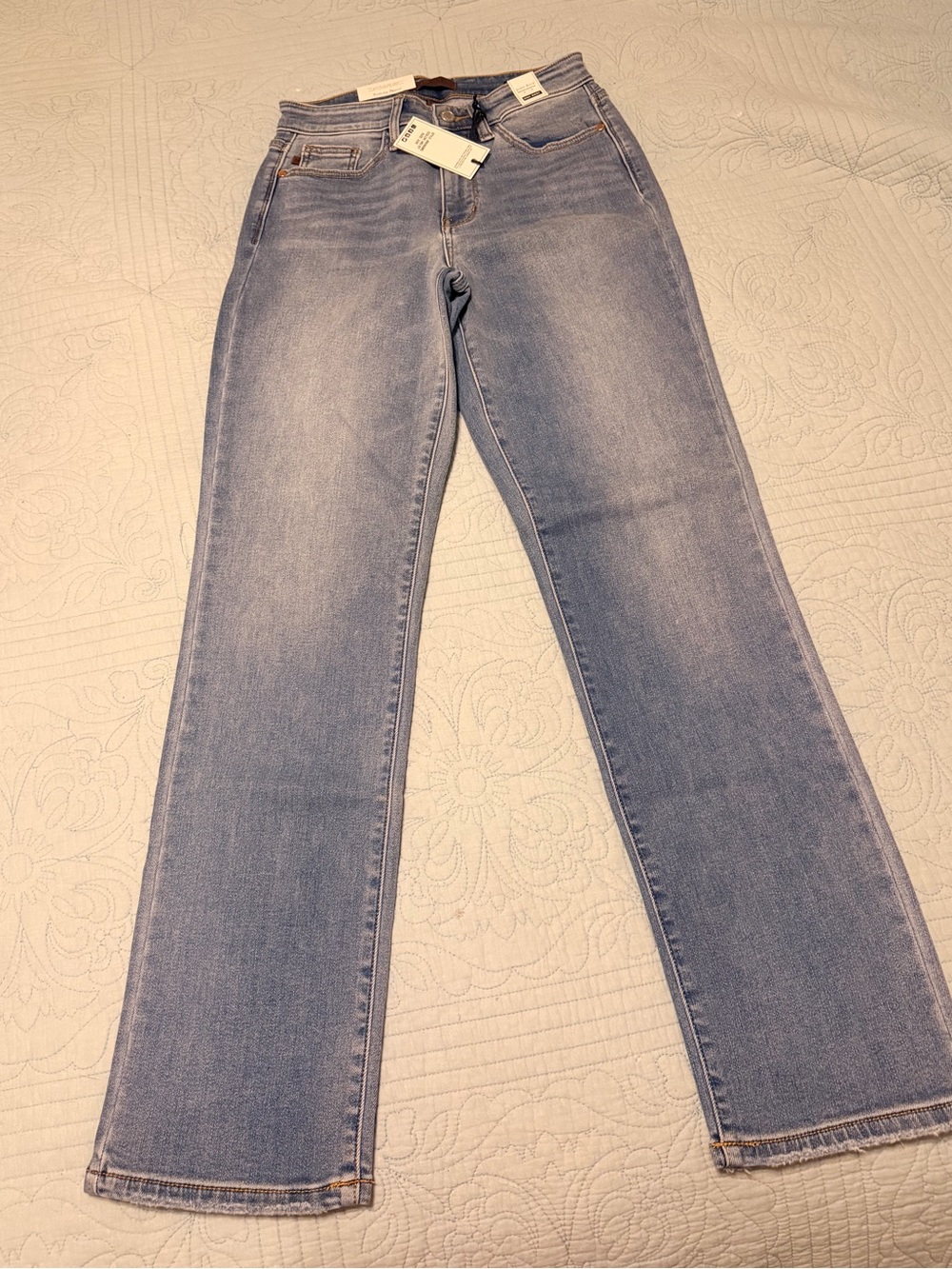 Judy Blue Light Blue Straight-Leg Jeans